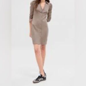 GAP Ribbed Polo Dress